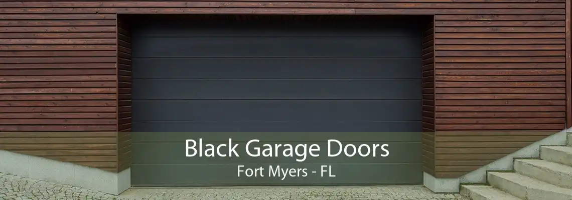 Black Garage Doors Fort Myers - FL