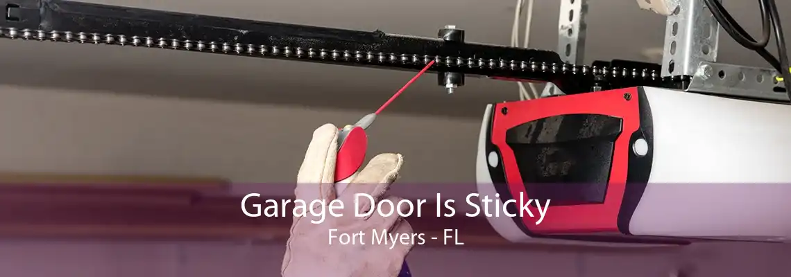 Garage Door Is Sticky Fort Myers - FL