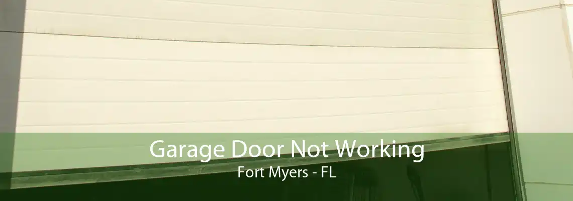 Garage Door Not Working Fort Myers - FL