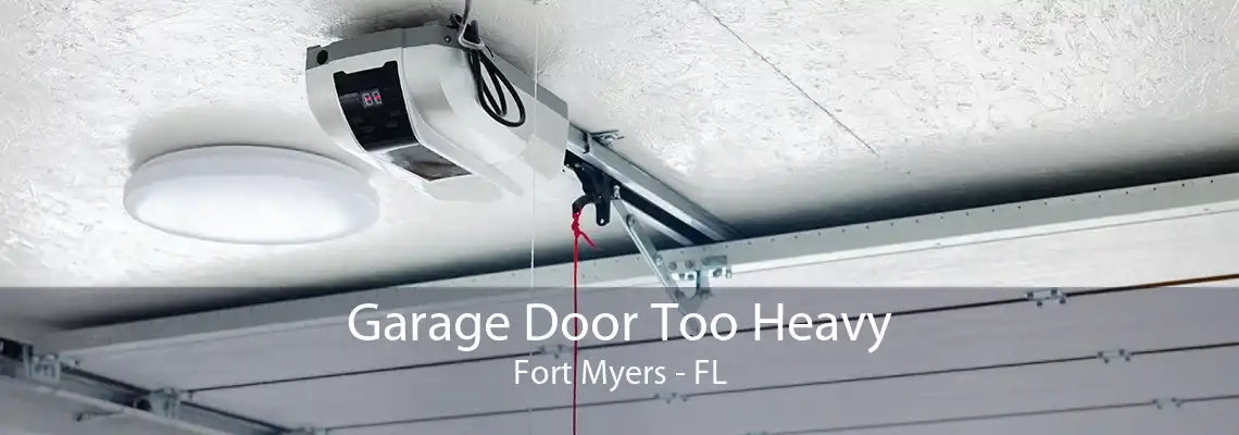 Garage Door Too Heavy Fort Myers - FL