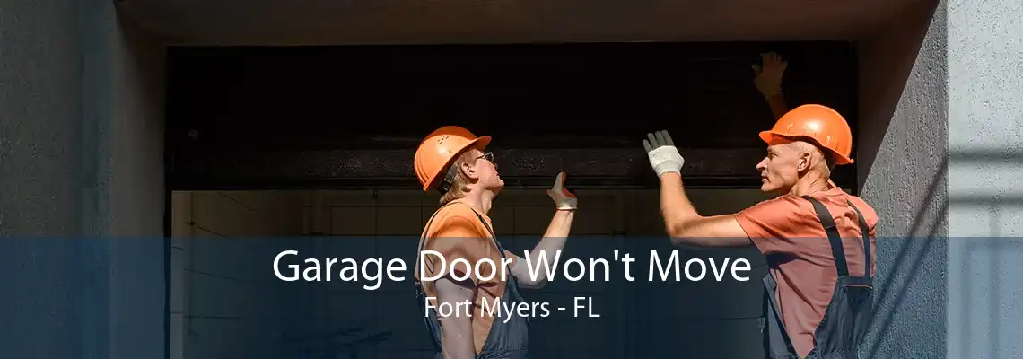 Garage Door Won't Move Fort Myers - FL